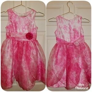 Sale! Pink and White Floral Dress Formal